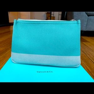Limited edition Tiffany & Co. leather cosmetic bag